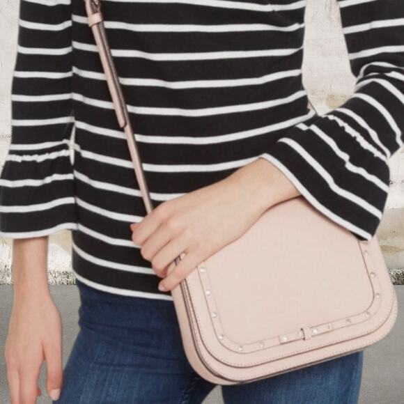 kate spade Handbags - Kate Spade Laurel Way Jeweled Large Carsen Warm Vellum Crossbody
